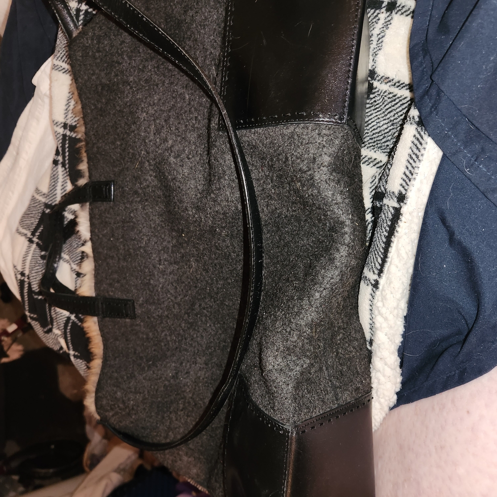 Chic Black and Gray Tote Bag